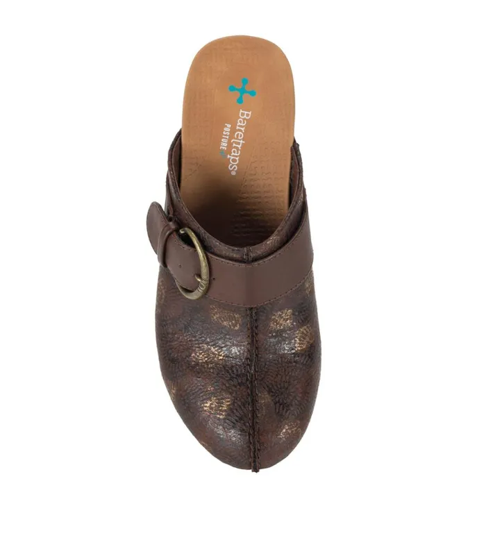 Women Belita Clog Dark Brown Baretraps Clogs and Mules