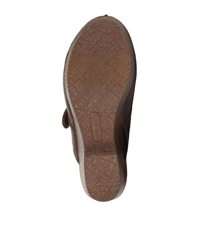 Women Belita Clog Dark Brown Baretraps Clogs and Mules