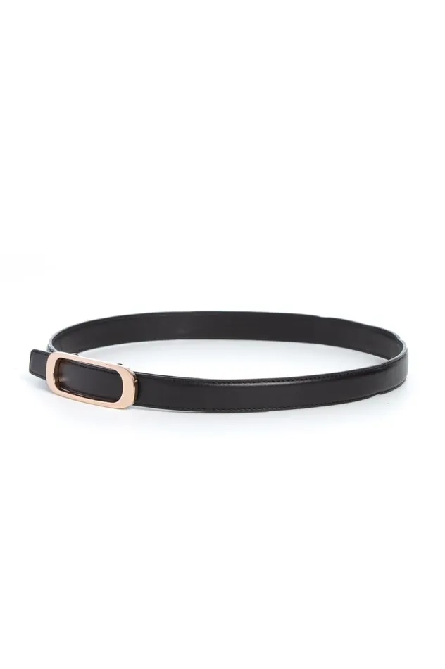 Women Belts Gabriela Hearst Timon Belt In Black Leather