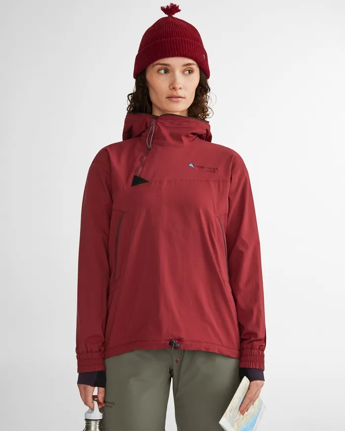 Women Bestla WindProtecting Anorak Dusty Green Klttermusen Wind Resistant Jackets