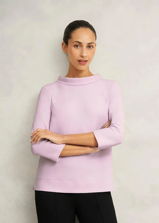 Women Betsy Textured Top Dusted Pink Hobbs Tops