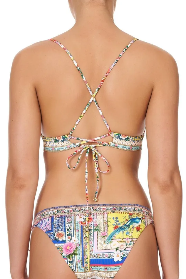 Women Bikinis Camilla Lace Back Tri Bra Party In The Palace