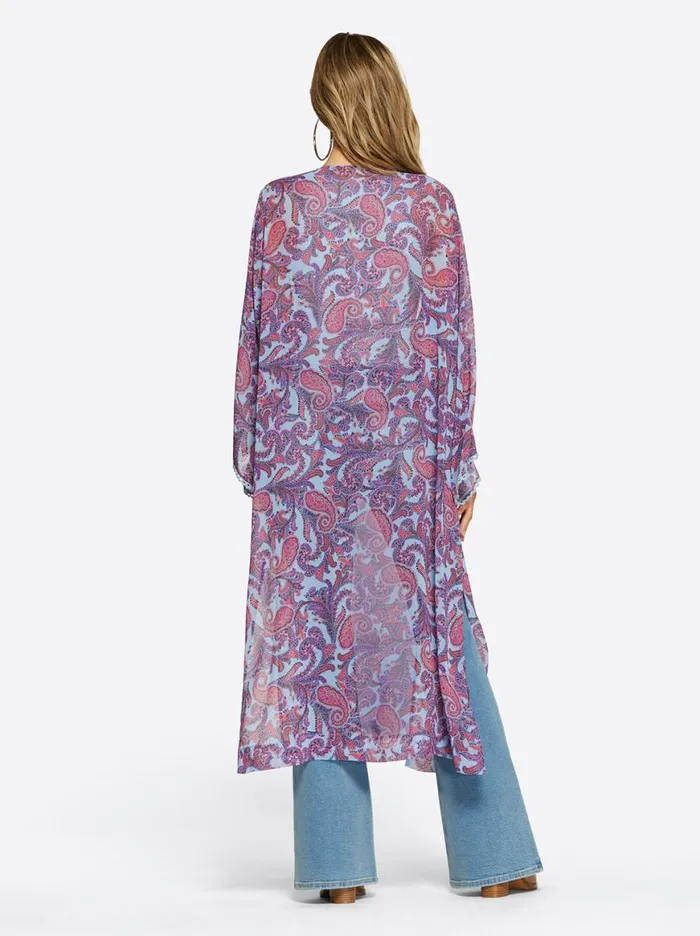 Women Blakely Duster In Solitary Pasiley Jessica Simpson Jackets Blazers and Kimonos