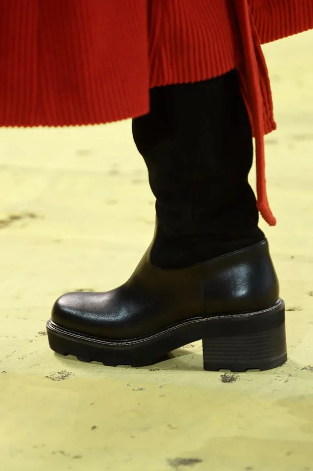 Women Boots Gabriela Hearst Vylos PullOn Boot In Black Leather