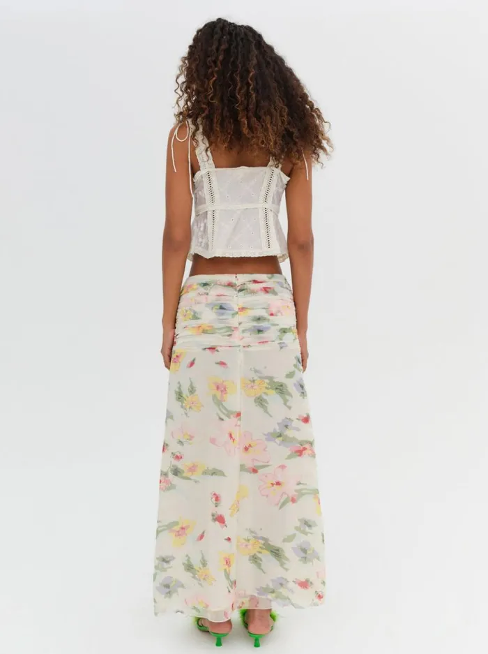 Women Bottoms For Love and Lemons Abby Maxi Skirt Multi Women Bottoms For Love and Lemons Abby Maxi Skirt Multi