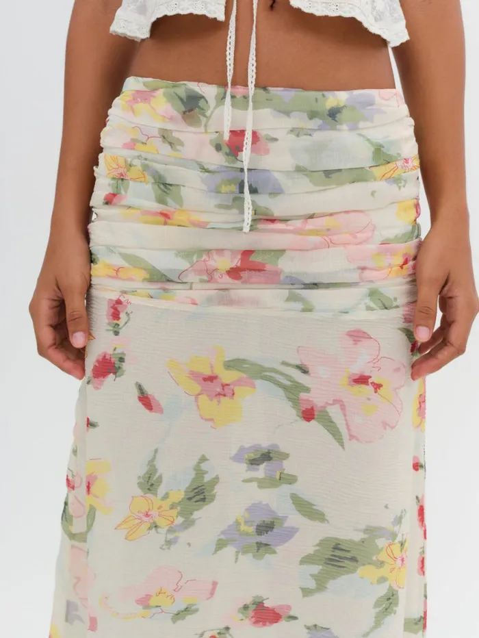 Women Bottoms For Love and Lemons Abby Maxi Skirt Multi Women Bottoms For Love and Lemons Abby Maxi Skirt Multi
