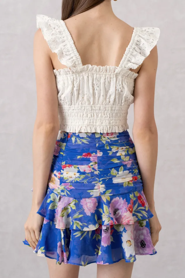 Women Bottoms YUMI KIM BRAVO SKIRT Miami Magic Royal
