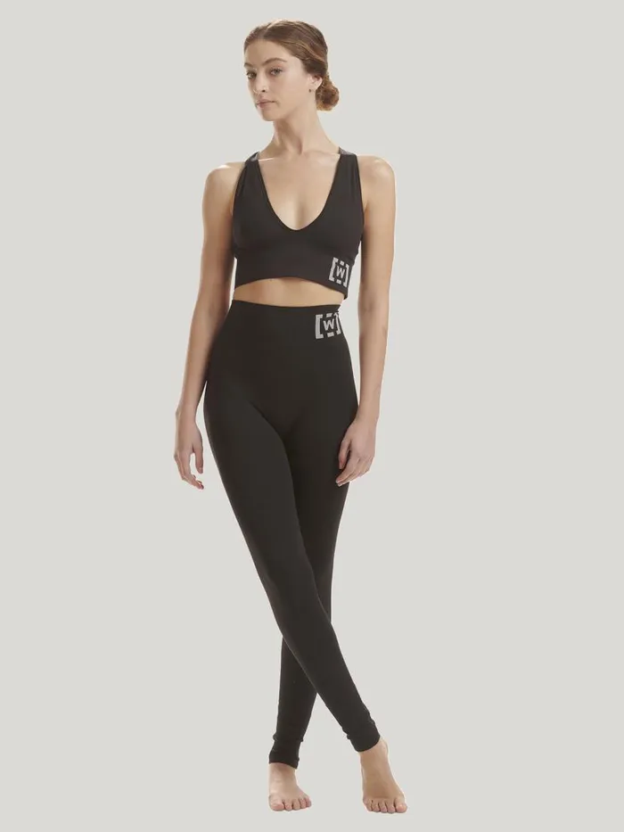 Women Bras Wolford Shaping Athleisure Crop Top Bra Black