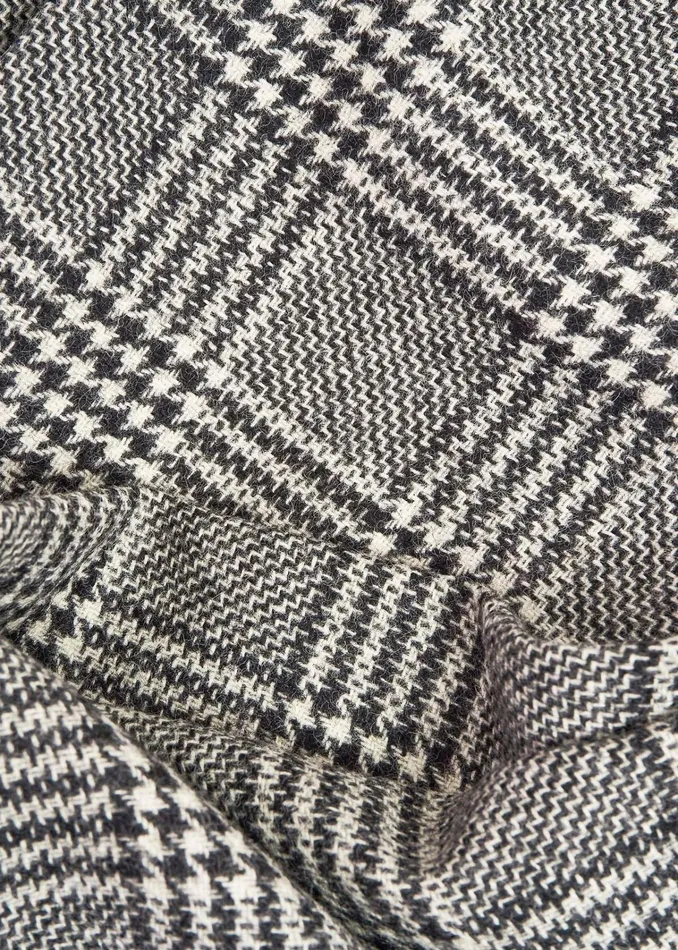 Women Brea Wool Full Skirt Black White Hobbs Skirts