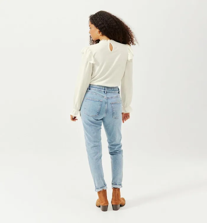 Women Broderie Anglaise Blouse 8211 Ecru Promod Shirts And Tunics Women Broderie Anglaise Blouse 8211 Ecru Promod Shirts And Tunics