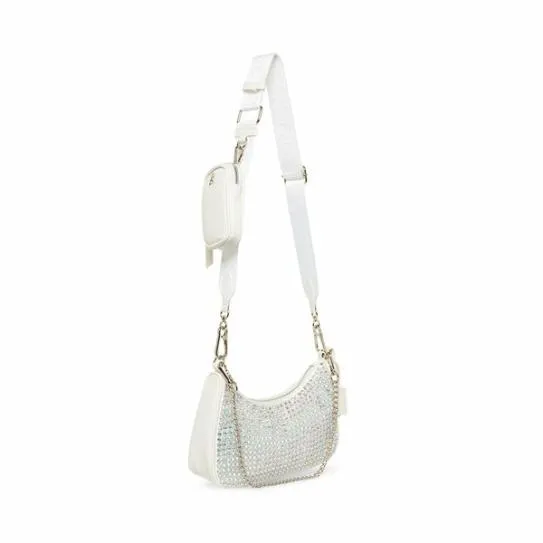 Women BVITAL BLING WHITE White Steve Madden Crossbody Bags