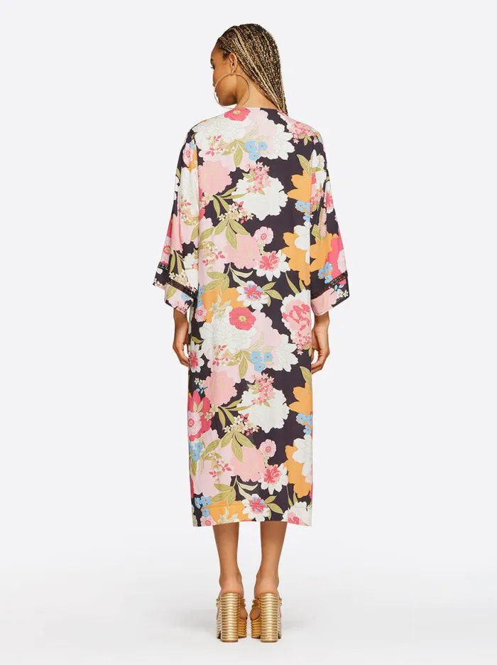 Women Caelan Kimono In Blooms In The Bay Jessica Simpson Jackets Blazers and Kimonos