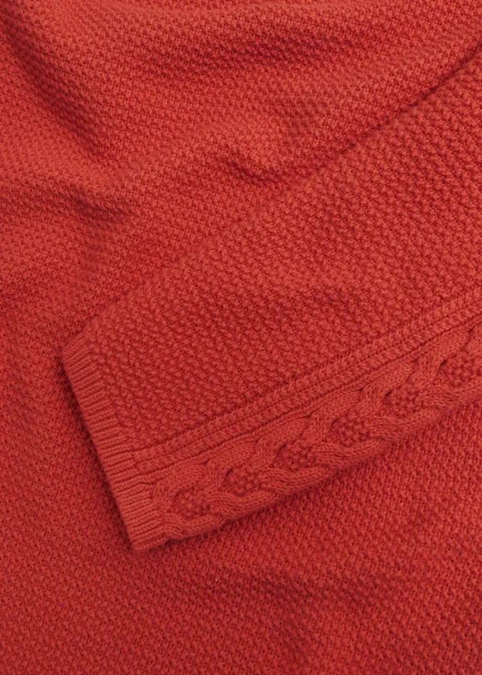 Women Camilla Cotton Jumper Scarlet Red Hobbs Jumpers and Cardigans