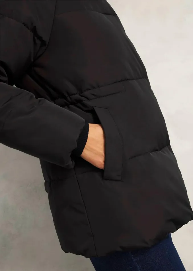 Women Cara Puffer Black Hobbs Coats and Jackets