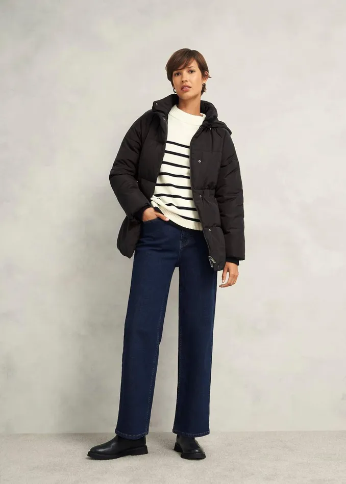 Women Cara Puffer Black Hobbs Coats and Jackets