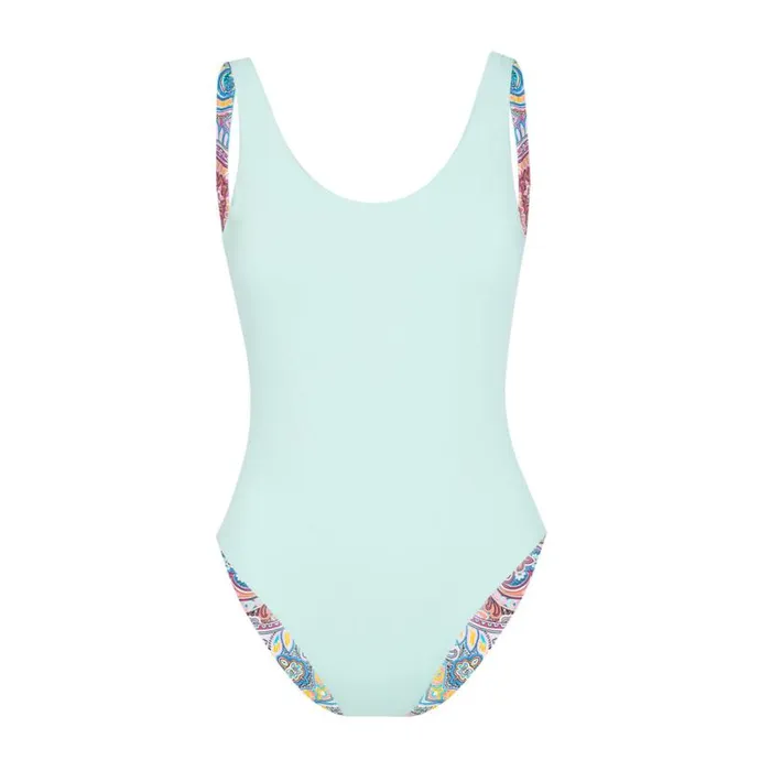 Women Carnival In Rio Reversible One Piece In Cool Multi Jessica Simpson Swim