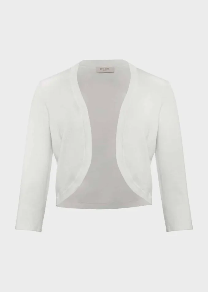 Women Carrie Bolero Ivory Hobbs Jumpers and Cardigans