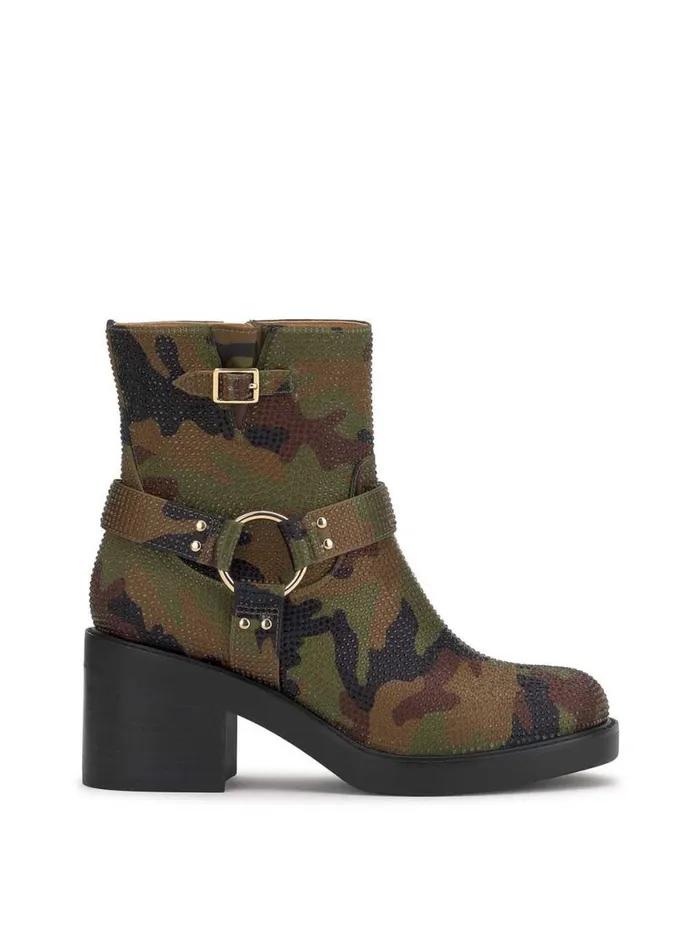 Women Ceridwen Moto Boot In Camo Crystal Jessica Simpson Boots and Booties