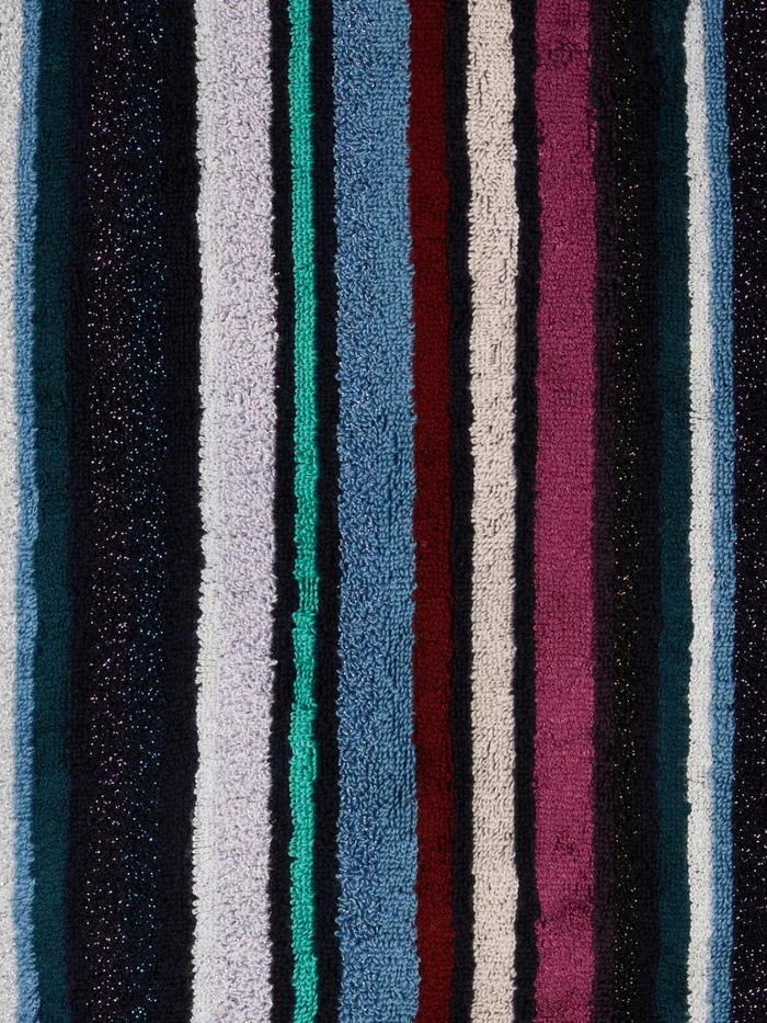 Women Chandler Terry Bathrobe With Lurex Blue Missoni Bathrobes