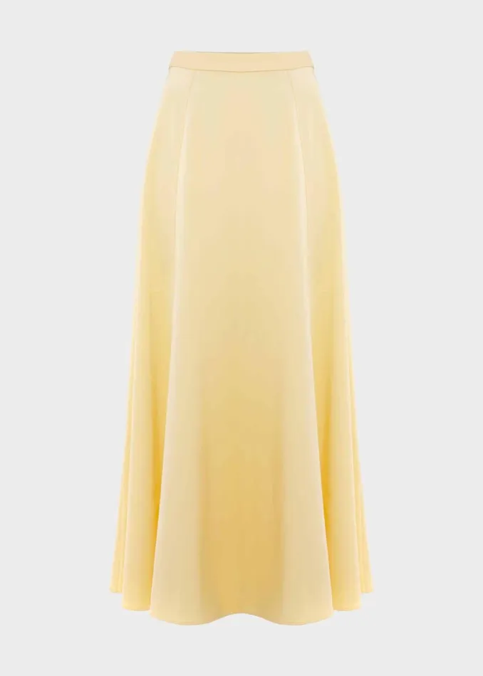 Women Charteris Skirt Pale Yellow Hobbs Skirts