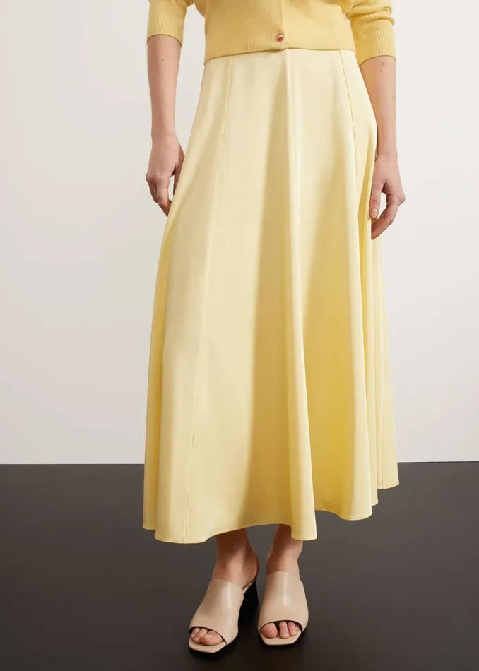 Women Charteris Skirt Pale Yellow Hobbs Skirts