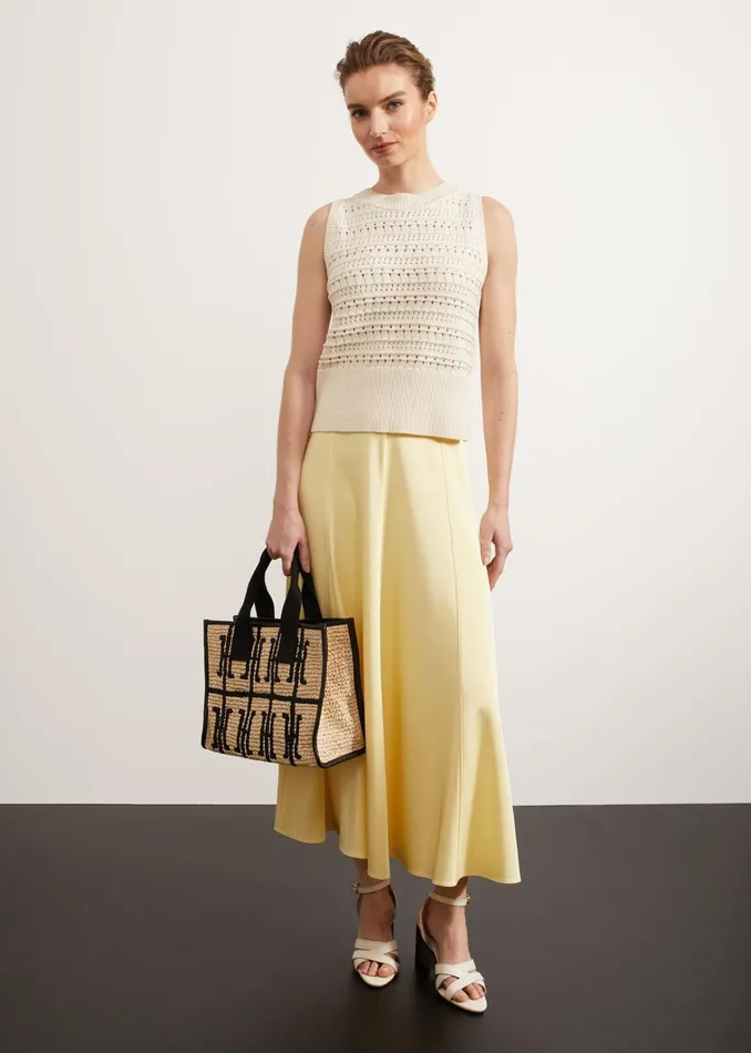 Women Charteris Skirt Pale Yellow Hobbs Skirts
