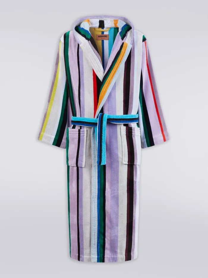 Women Chase Hooded Bathrobe Multicoloured Missoni Bathrobes