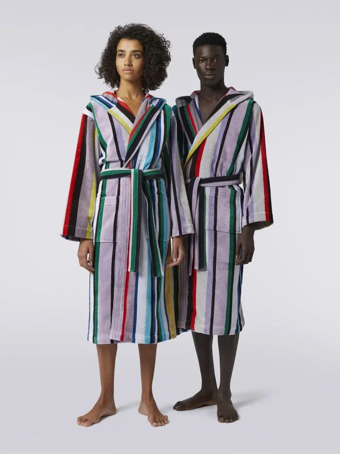 Women Chase Hooded Bathrobe Multicoloured Missoni Bathrobes Women Chase Hooded Bathrobe Multicoloured Missoni Bathrobes