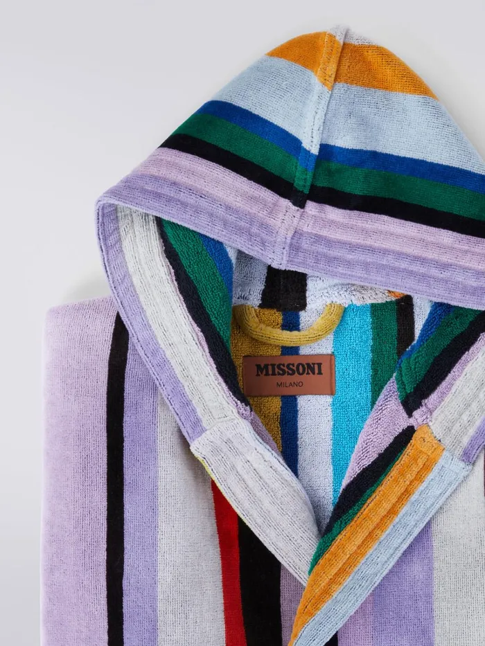 Women Chase Hooded Bathrobe Multicoloured Missoni Bathrobes Women Chase Hooded Bathrobe Multicoloured Missoni Bathrobes
