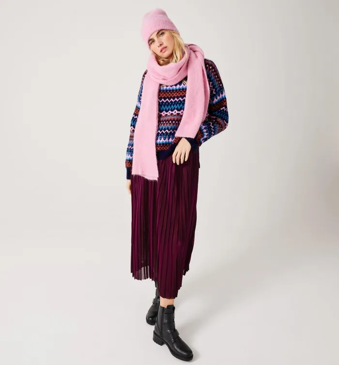 Women Christmas Jumper 8211 Navy Blue Print Promod Jumpers And Cardigans Women Christmas Jumper 8211 Navy Blue Print Promod Jumpers And Cardigans
