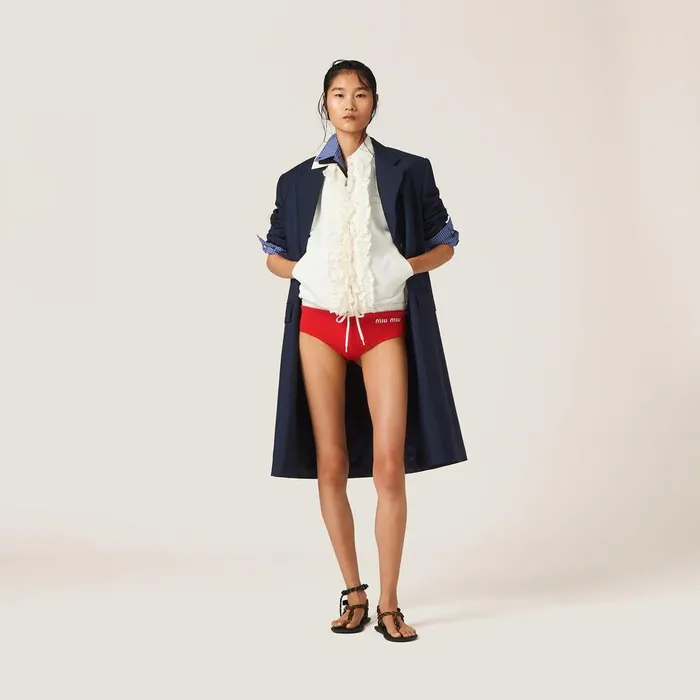 Women Coats And Jackets Miu Miu Singlebreasted Mohair Coat Navy Women Coats And Jackets Miu Miu Singlebreasted Mohair Coat Navy