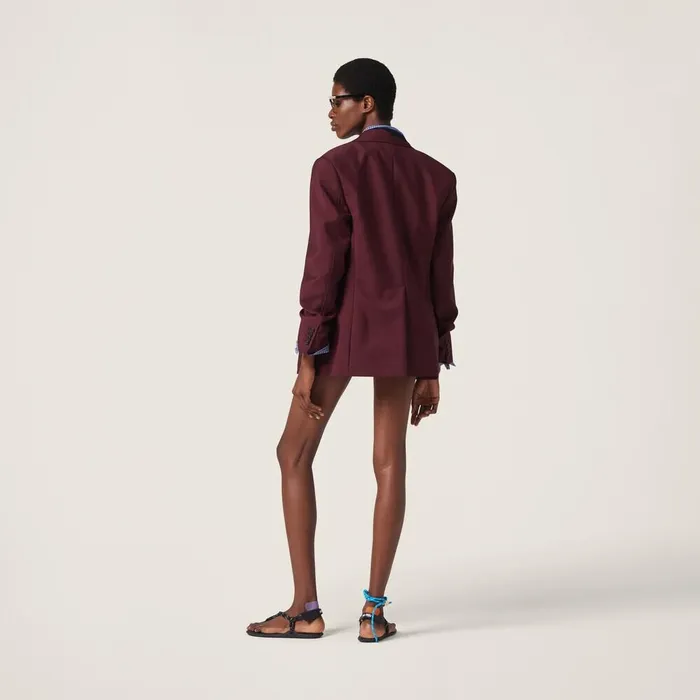 Women Coats And Jackets Miu Miu Singlebreasted Mohair Jacket Amaranth Redmaize Yellow Women Coats And Jackets Miu Miu Singlebreasted Mohair Jacket Amaranth Redmaize Yellow