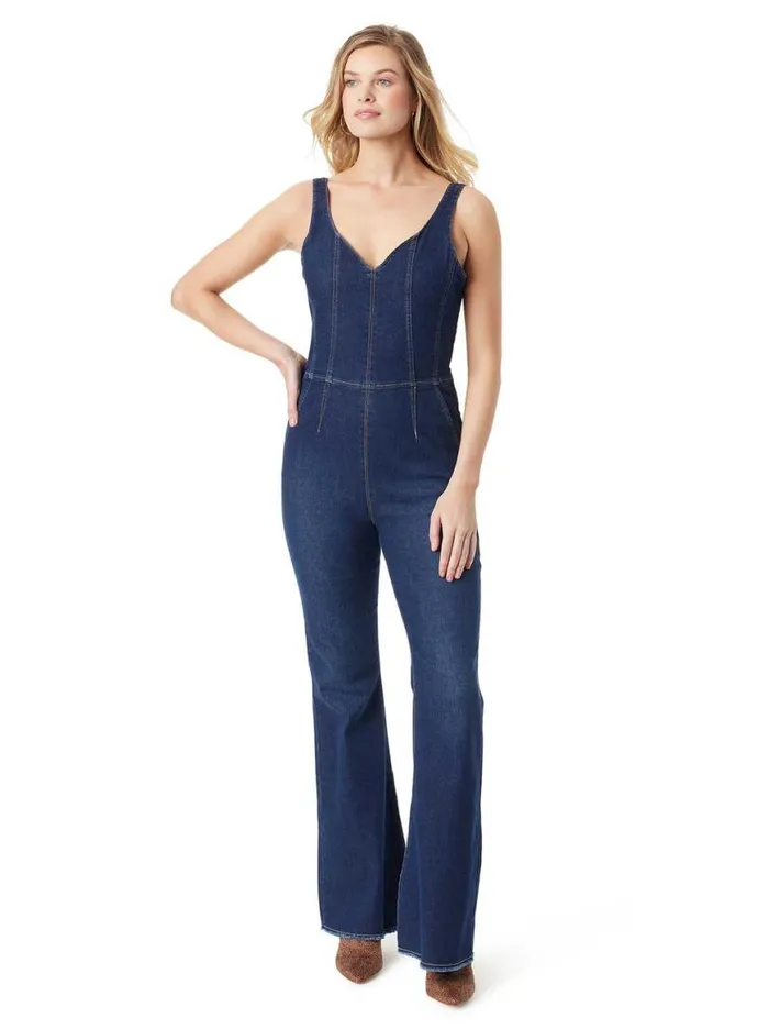Women Colleen Jumpsuit In Blue Flame Jessica Simpson Denim