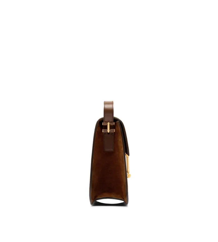 Women Cross Body Bags Tom Ford Suede And Leather Tara Mini Crossbody Whisky