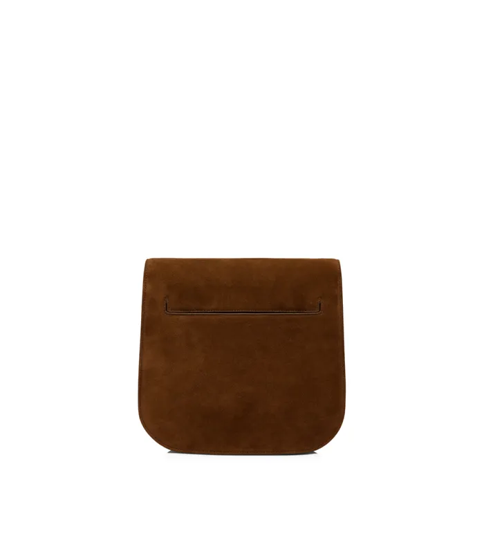 Women Cross Body Bags Tom Ford Suede And Leather Tara Mini Crossbody Whisky