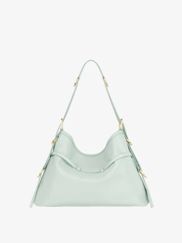 Women Crossbody Bags Givenchy Medium Voyou Bag In Leather Celadon