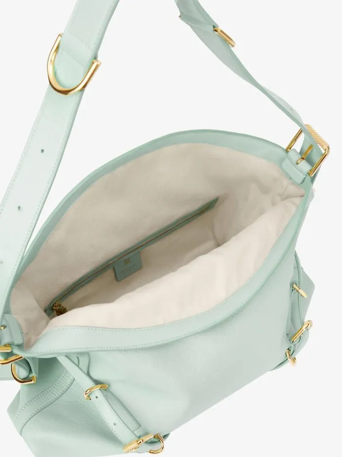 Women Crossbody Bags Givenchy Medium Voyou Bag In Leather Celadon