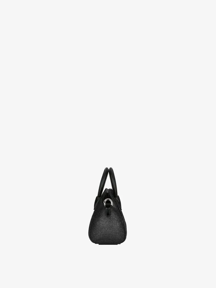 Women Crossbody Bags Givenchy Micro Antigona Bag In Satin With Strass Black Women Crossbody Bags Givenchy Micro Antigona Bag In Satin With Strass Black