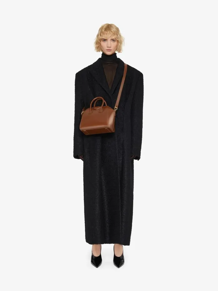 Women Crossbody Bags Givenchy Mini Antigona Bag In Box Leather Walnut Brown Women Crossbody Bags Givenchy Mini Antigona Bag In Box Leather Walnut Brown