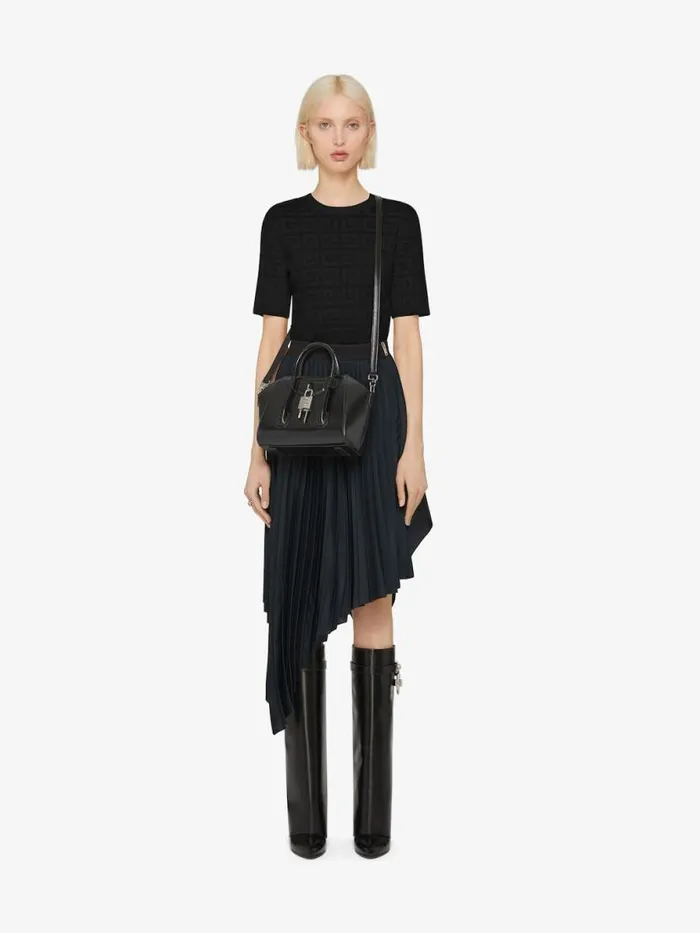 Women Crossbody Bags Givenchy Mini Antigona Lock Bag In Box Leather Black Women Crossbody Bags Givenchy Mini Antigona Lock Bag In Box Leather Black