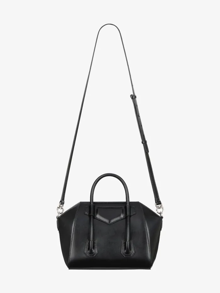 Women Crossbody Bags Givenchy Mini Antigona Lock Bag In Box Leather Black Women Crossbody Bags Givenchy Mini Antigona Lock Bag In Box Leather Black