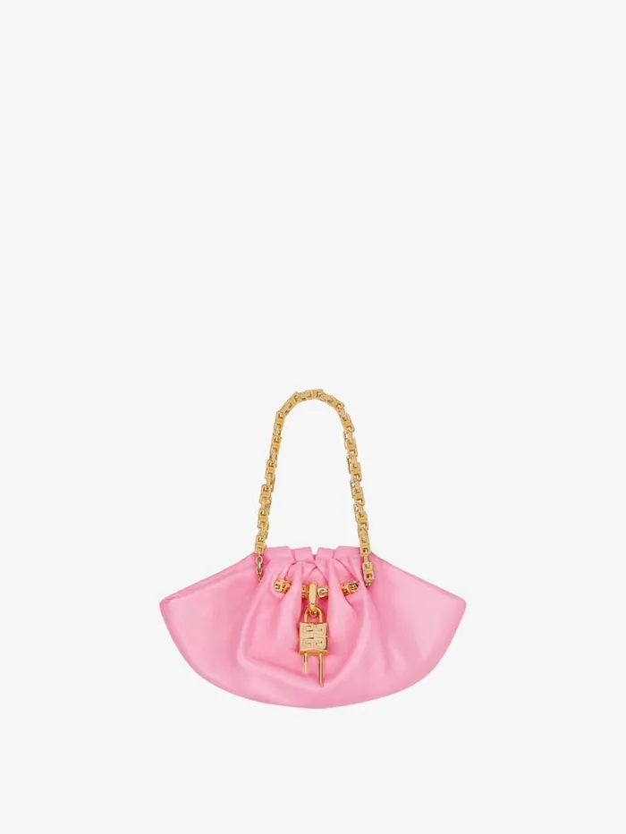 Women Crossbody Bags Givenchy Mini Kenny Neo Bag In Leather Bright Pink