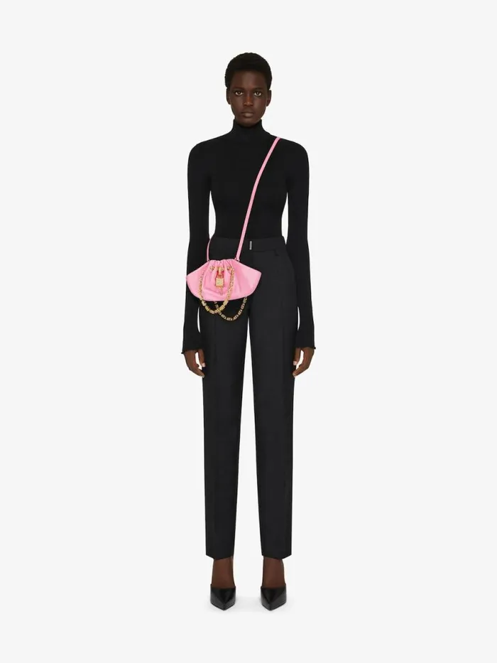 Women Crossbody Bags Givenchy Mini Kenny Neo Bag In Leather Bright Pink Women Crossbody Bags Givenchy Mini Kenny Neo Bag In Leather Bright Pink