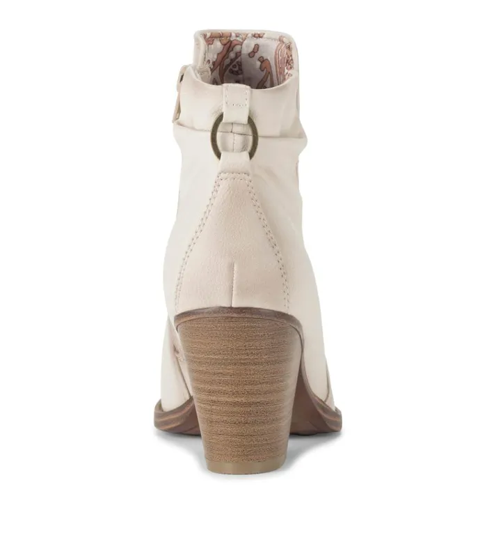 Women Crystal Block Heel Bootie Milkyway Baretraps Booties