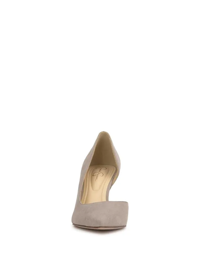 Women Darnis D039Orsay Pump In Slate Grey Jessica Simpson Pumps