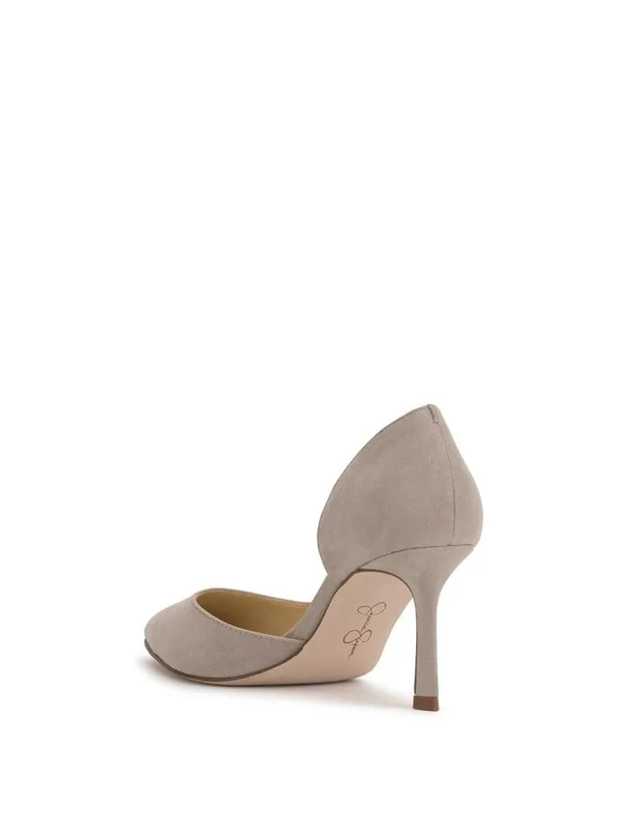 Women Darnis D039Orsay Pump In Slate Grey Jessica Simpson Pumps