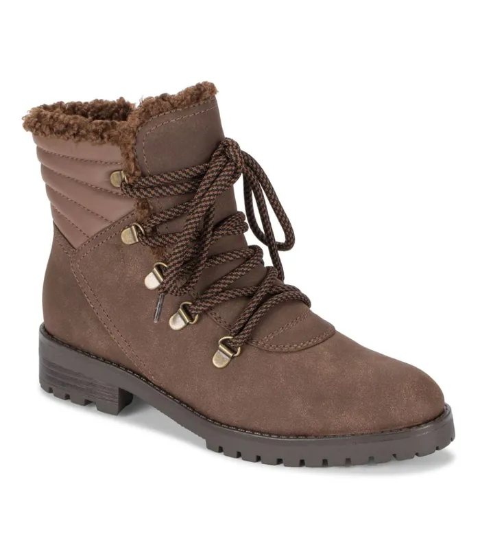 Women Dennison Lace Up Boot Brown Baretraps Booties