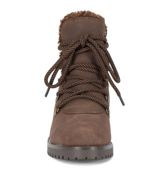 Women Dennison Lace Up Boot Brown Baretraps Booties