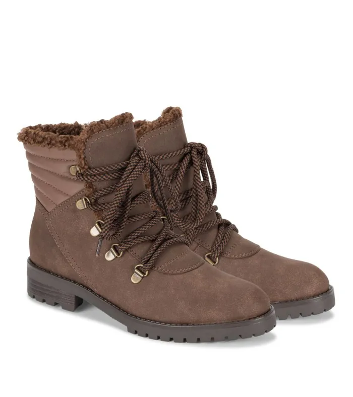 Women Dennison Lace Up Boot Brown Baretraps Booties
