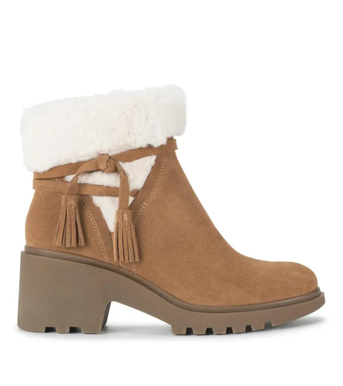 Women Dolors Cold Weather Bootie Cognac Baretraps Booties